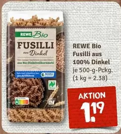 Bio - Fusilli aus Dinkel