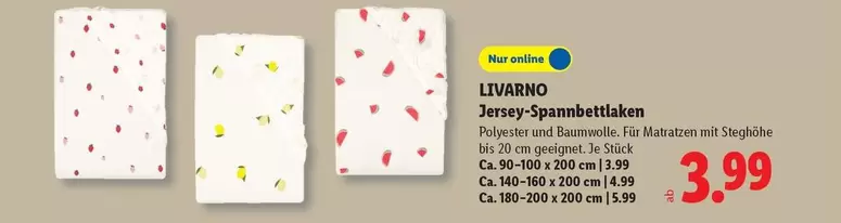 Jersey-Spannbettlaken