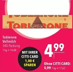 Toblerone - Vollmilch