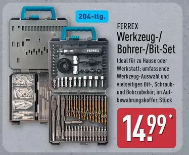 Ideal - Werkzeug-/Bohrer-/Bit-Set