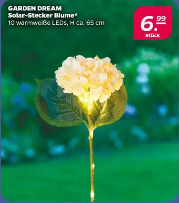 Blume - Solar-Stecker *