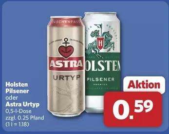 Astra - Holsten Pilsener oder  Urtyp