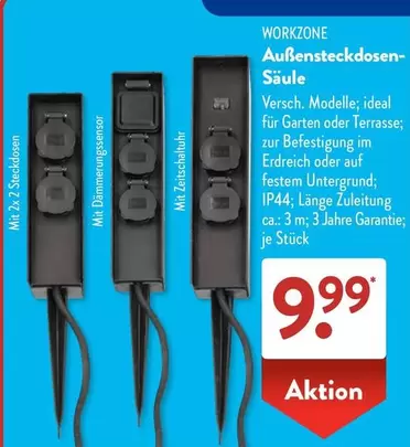Ideal - Außensteckdosen-Säule