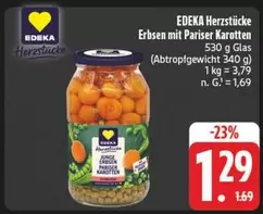 Erbsen mit Pariser Karotten