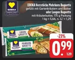 Edeka - Herzstucke Mehrkorn Baguette Oder Laugen Baguette