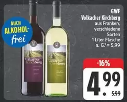 Volkacher Kirchberg aus Franken, verschiedene Sorten