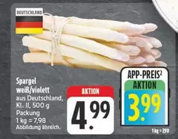 Spargel Weiß/violett