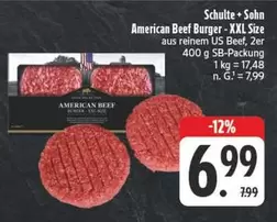 American Beef Burger - XXL Size