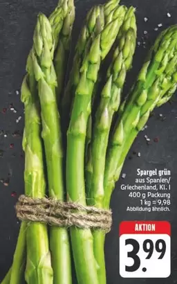 Spargel grün