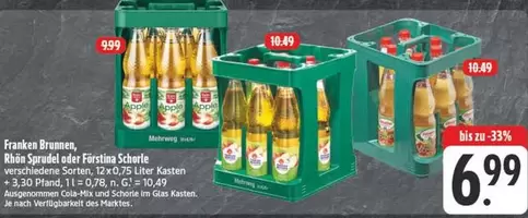 Apple - Rhein Sprudel oder Fürstina Schorle