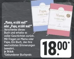 Mama, erzähl mal! oder Papa, erzähl mal!