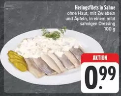 Heringsfilets in Sahne