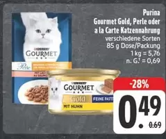 Purina - Gourmet Gold, Perle oder a la Carte Katzenahrung