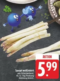 Spargel Weiß/violett