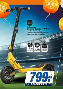 Xiaomi - E-Scooter Electric Scooter 6 Ultra