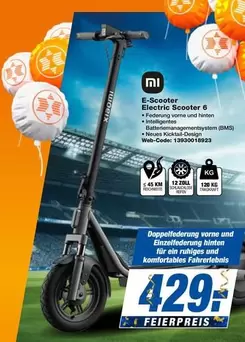 Xiaomi - E-Scooter Electric Scooter 6