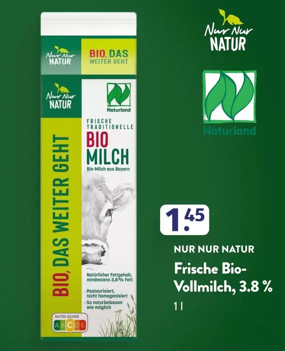 Bio - Frische Vollmilch