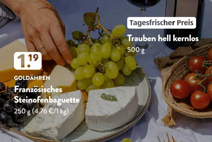 Trauben hell kernlos