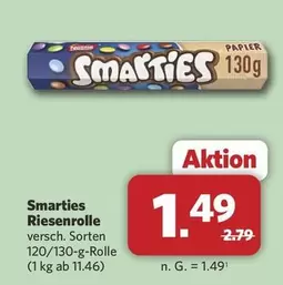 Smarties Riesenrolle