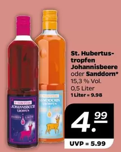 St. Hubertus-tropfen Johannisbeere oder Sanddorn