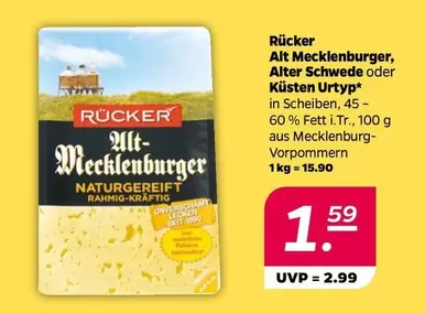 Alt Mecklenburgburger, Alter Schwede oder Küsten Urtyp
