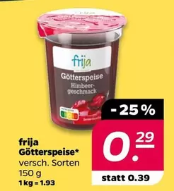 Götterspeise Himbeer-geschmack