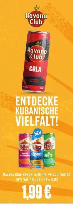 Havana Club - Ready To Drink