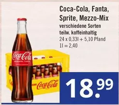 Coca Cola - Coca-Cola, Fanta, Sprite, Mezzo-Mix