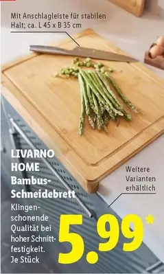 Bambus-Schneidebrett