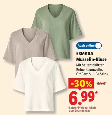 Musselin-Bluse