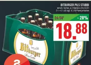 Bitburger - PILS STUBBI