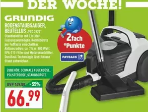 BODENSTAUBSAUGER, BEUTELLOS vcc 3178