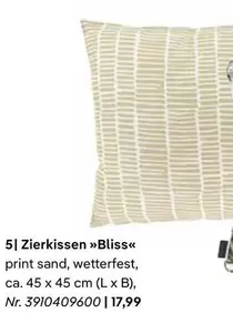 Zierkissen "Bliss"