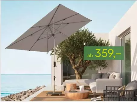 Rectangular Cantilever Parasol