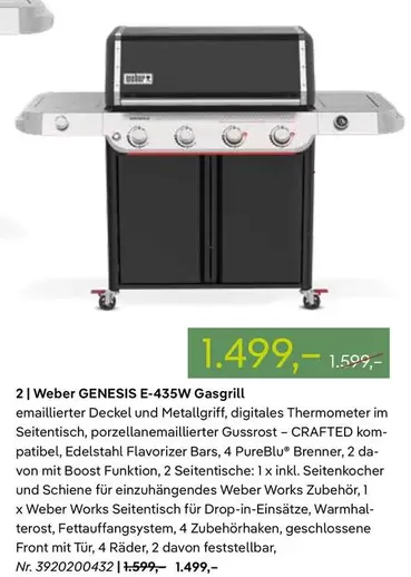 weber - GENESIS E-435W Gasgrill