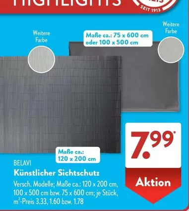 Künstlicher Sichtschutz