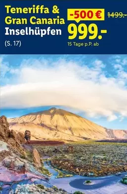 Teneriffa & Gran Canaria Inselhüpfen