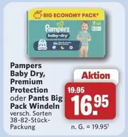 Pampers - Baby Dry, Premium Protection oder Pants Big Pack Windeln