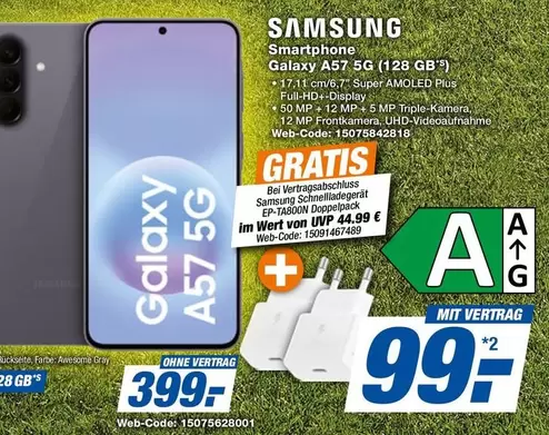 Samsung - Galaxy A57 5G (128 GB)