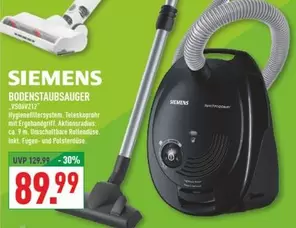 Siemens - BODENSTAUBSAUGER VS04W217
