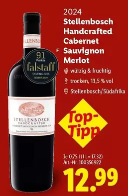 Stellenbosch Handcrafted Cabernet Sauvignon Merlot