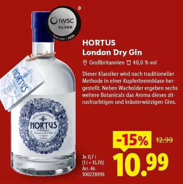 London Dry Gin