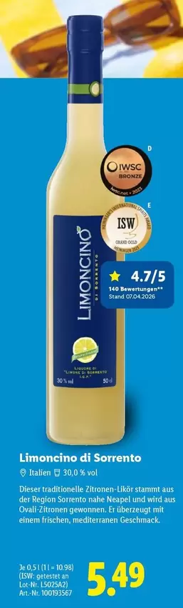 Bronze - Limoncino di Sorrento