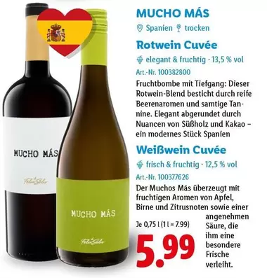Rotwein Cuvée / Weißwein Cuvée