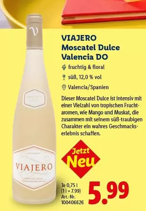 Floral - Moscatel Dulce Valencia DO