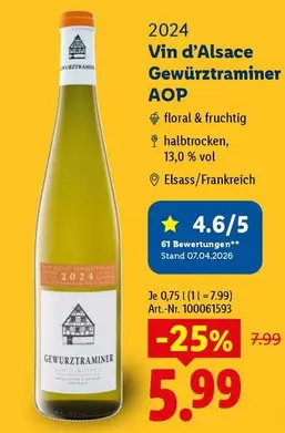 Floral - 2024 Gewürztraminer AOP