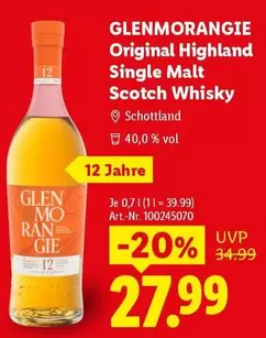 Original Highland Single Malt Scotch Whisky 12 Jahre