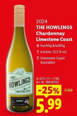 Coast - THE HOWLINGS Chardonnay Limestone