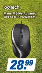 Logitech - Maus M500s Advanced Web-Code: 17620275134