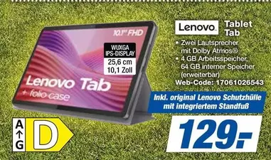 Lenovo -  Tab Folio Case